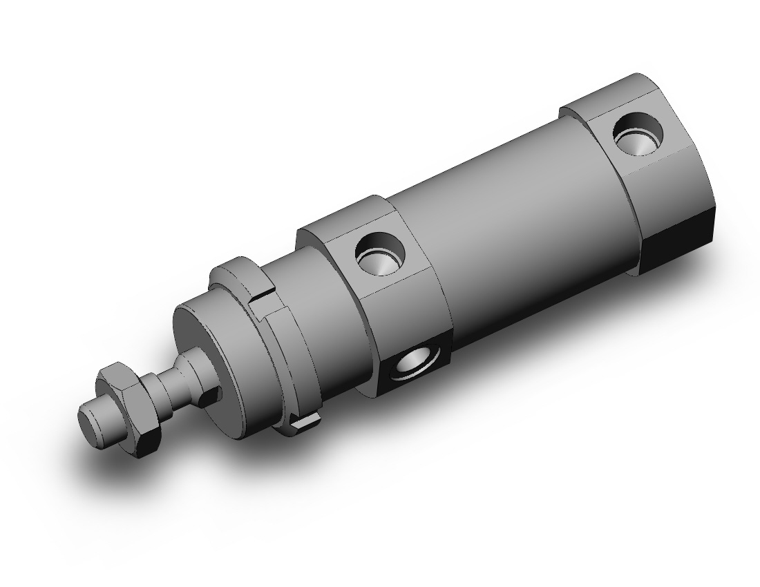 SMC CD75F32-10-B cyl, european, ISO ROUND BODY CYLINDER, C75, C76