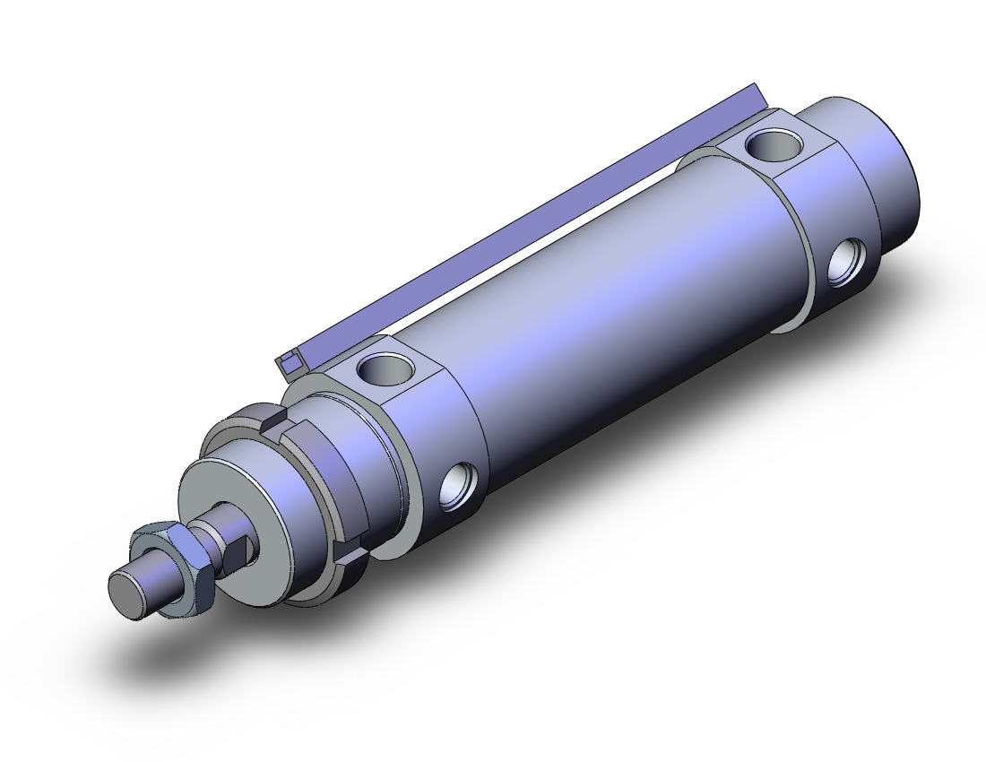 SMC CD76E32-50-A cylinder, air, standard, ISO ROUND BODY CYLINDER, C75, C76