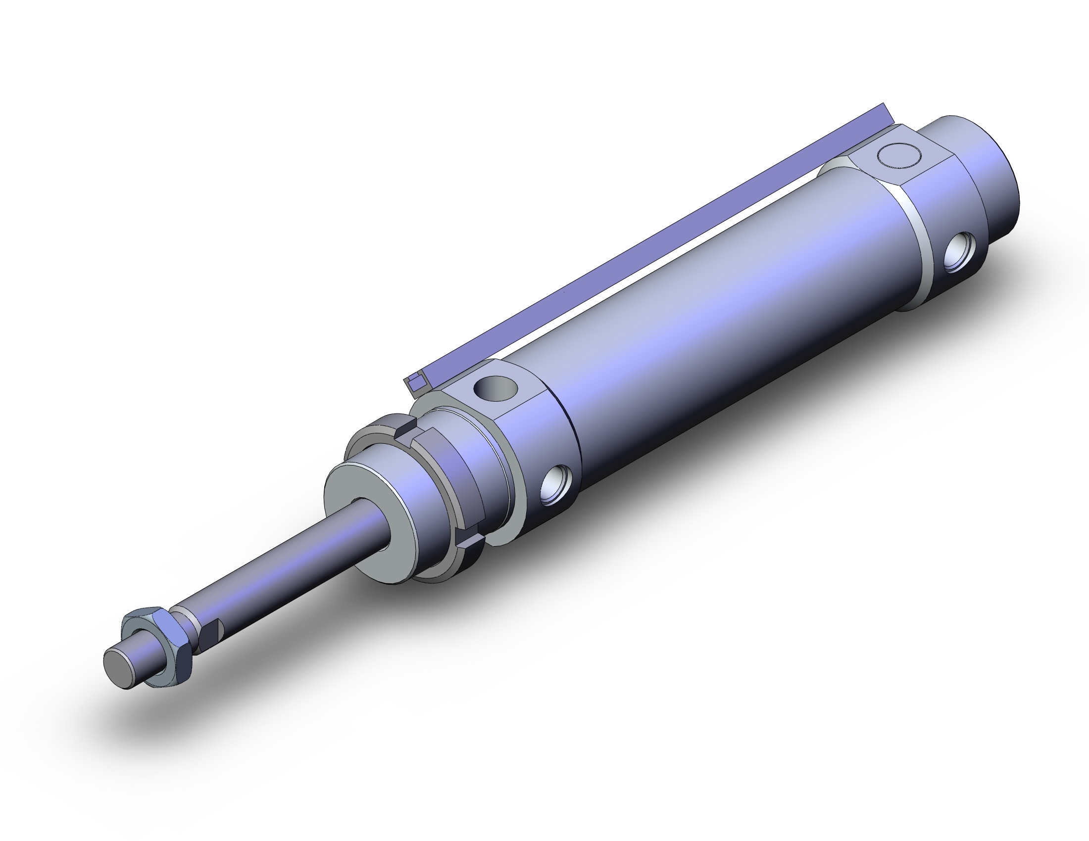 SMC CD76E32-50T-A cylinder, air, standard, ISO ROUND BODY CYLINDER, C75, C76