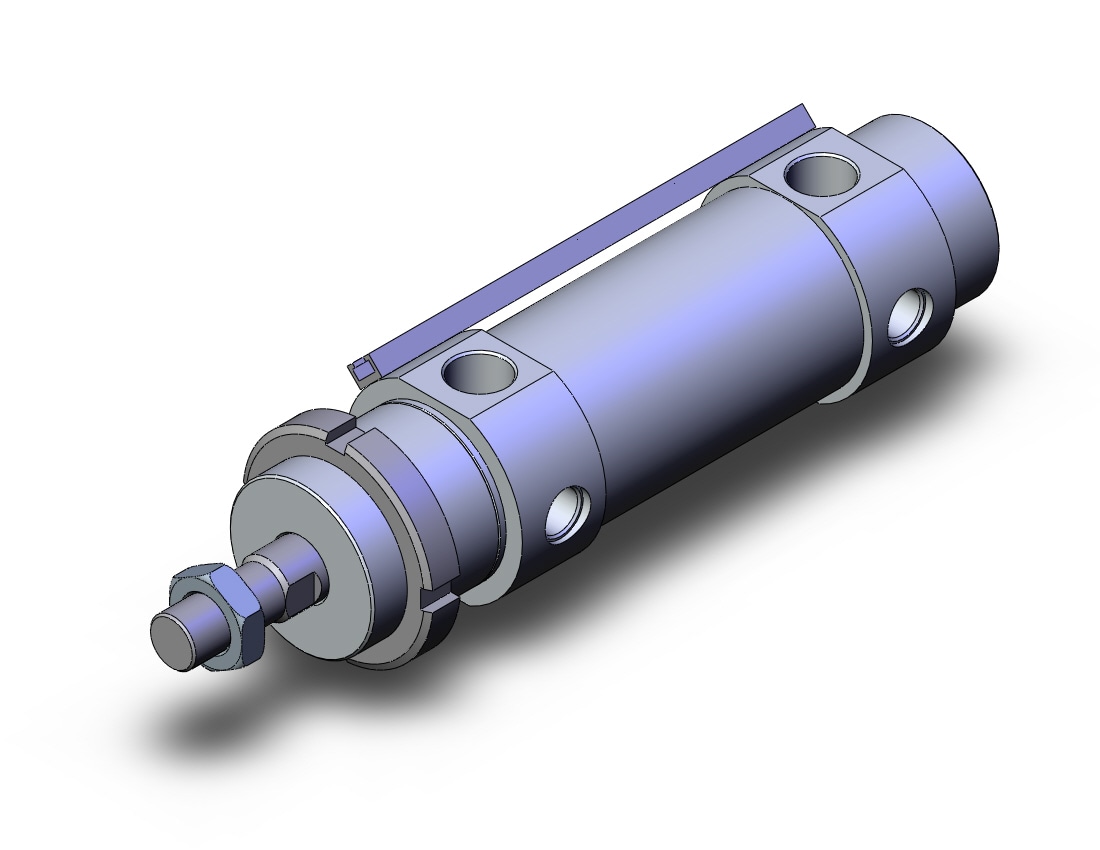 SMC CD76E40-25-A cyl, european (italy), C75 ROUND BODY CYLINDER