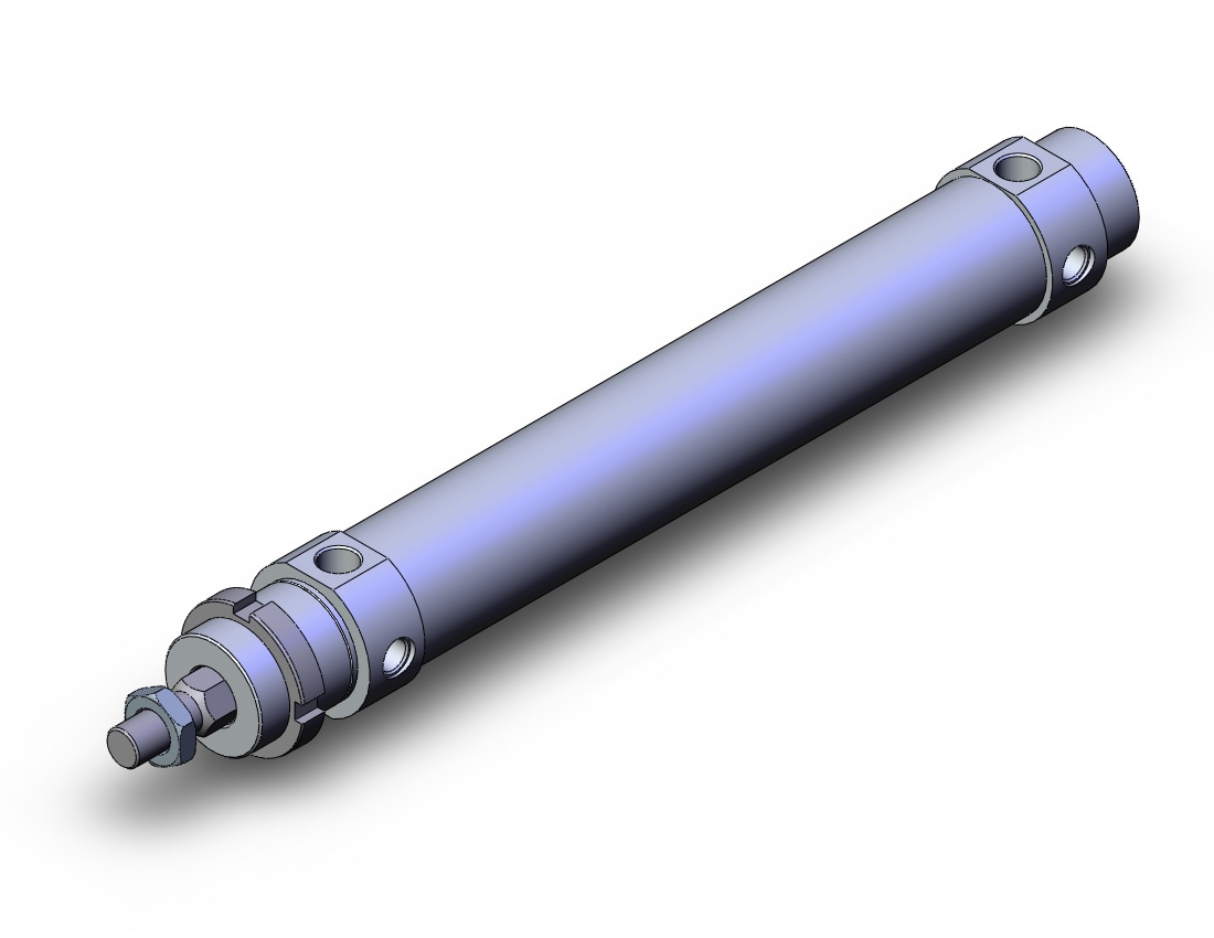 SMC CD76KE32-160-B cylinder, air, non-rotating, ISO ROUND BODY CYLINDER, C75, C76