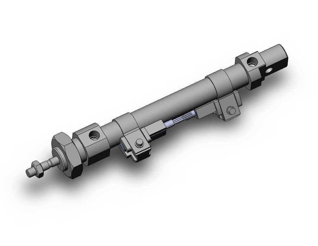 SMC CD85N10-50-B-M9NL cylinder, iso, dbl acting, ISO ROUND BODY CYLINDER, C82, C85