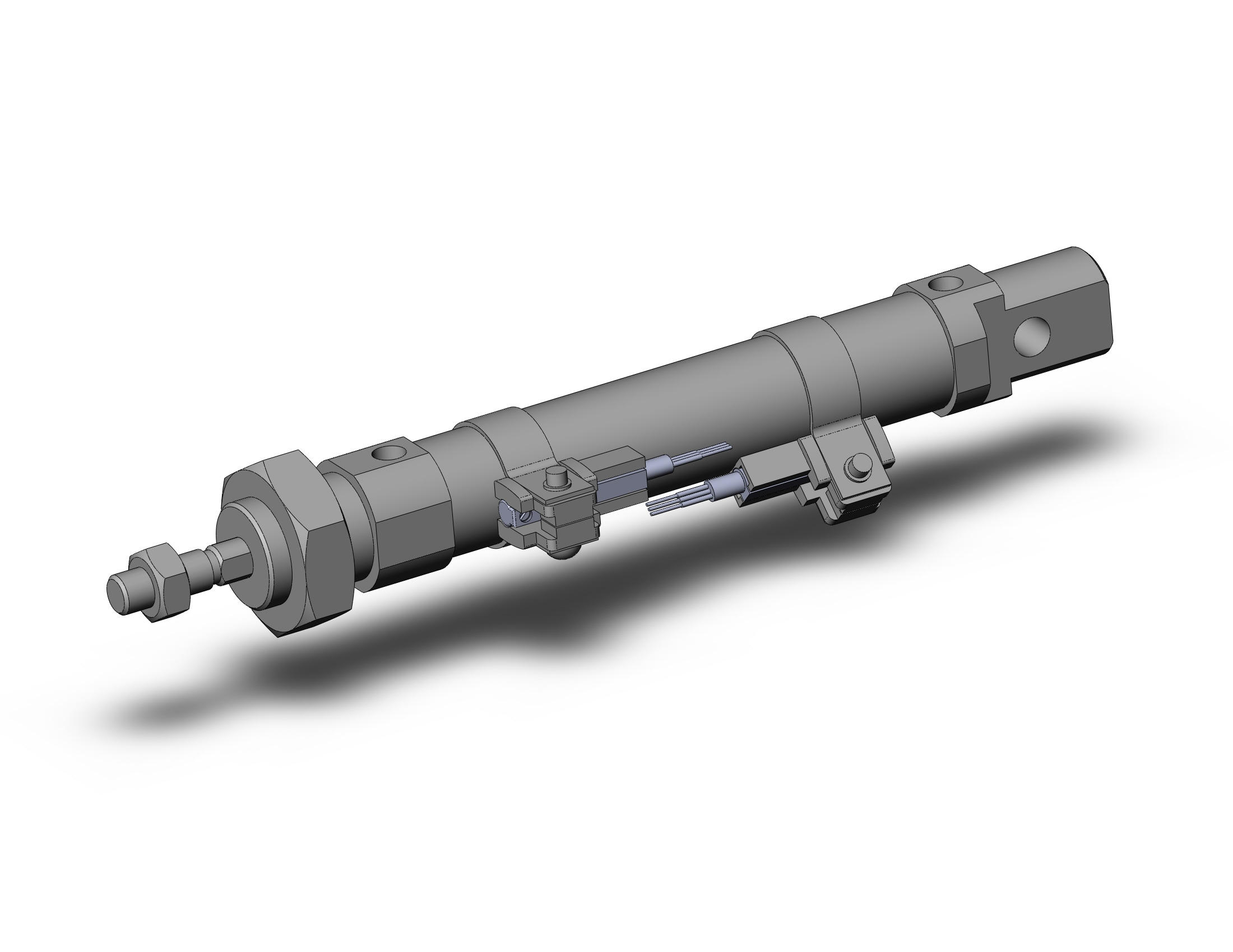 SMC CD85N16-50-B-M9PL cylinder, iso, dbl acting, ISO ROUND BODY CYLINDER, C82, C85