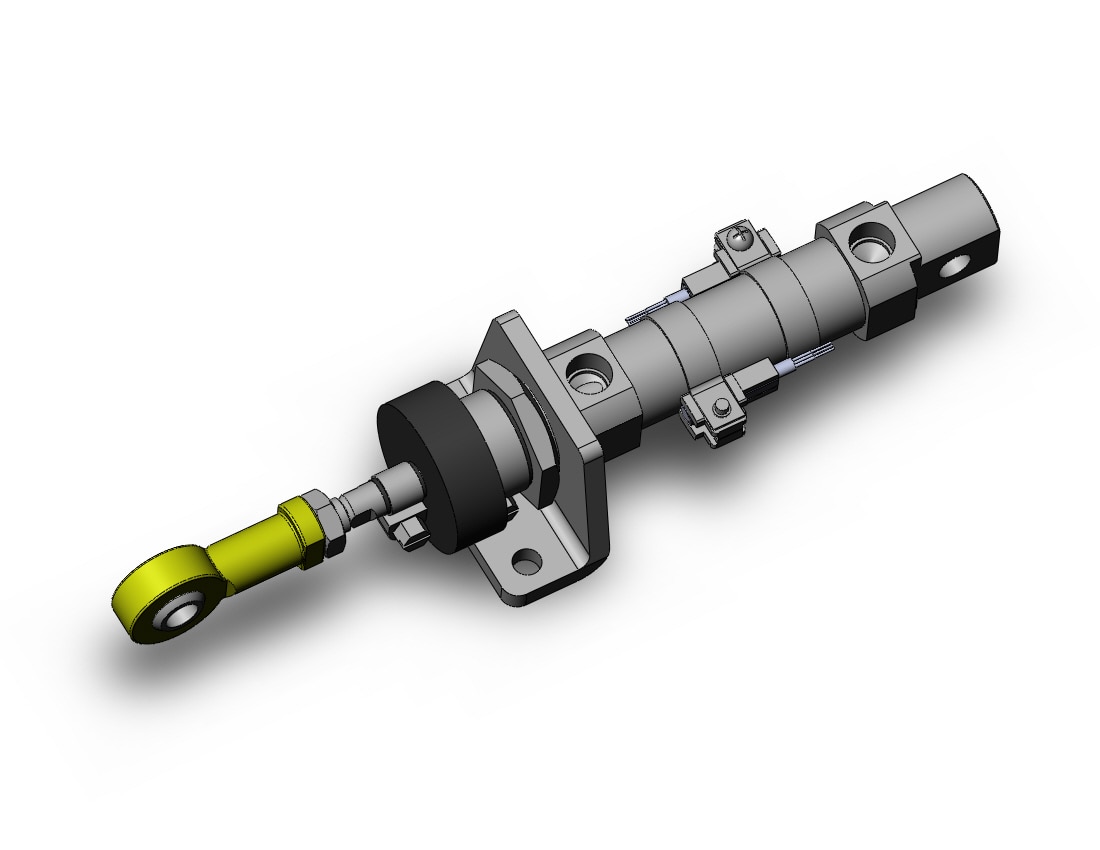 SMC CD85N20-25JLV-B-M9PMAPC cylinder, iso, dbl acting, ISO ROUND BODY CYLINDER, C82, C85