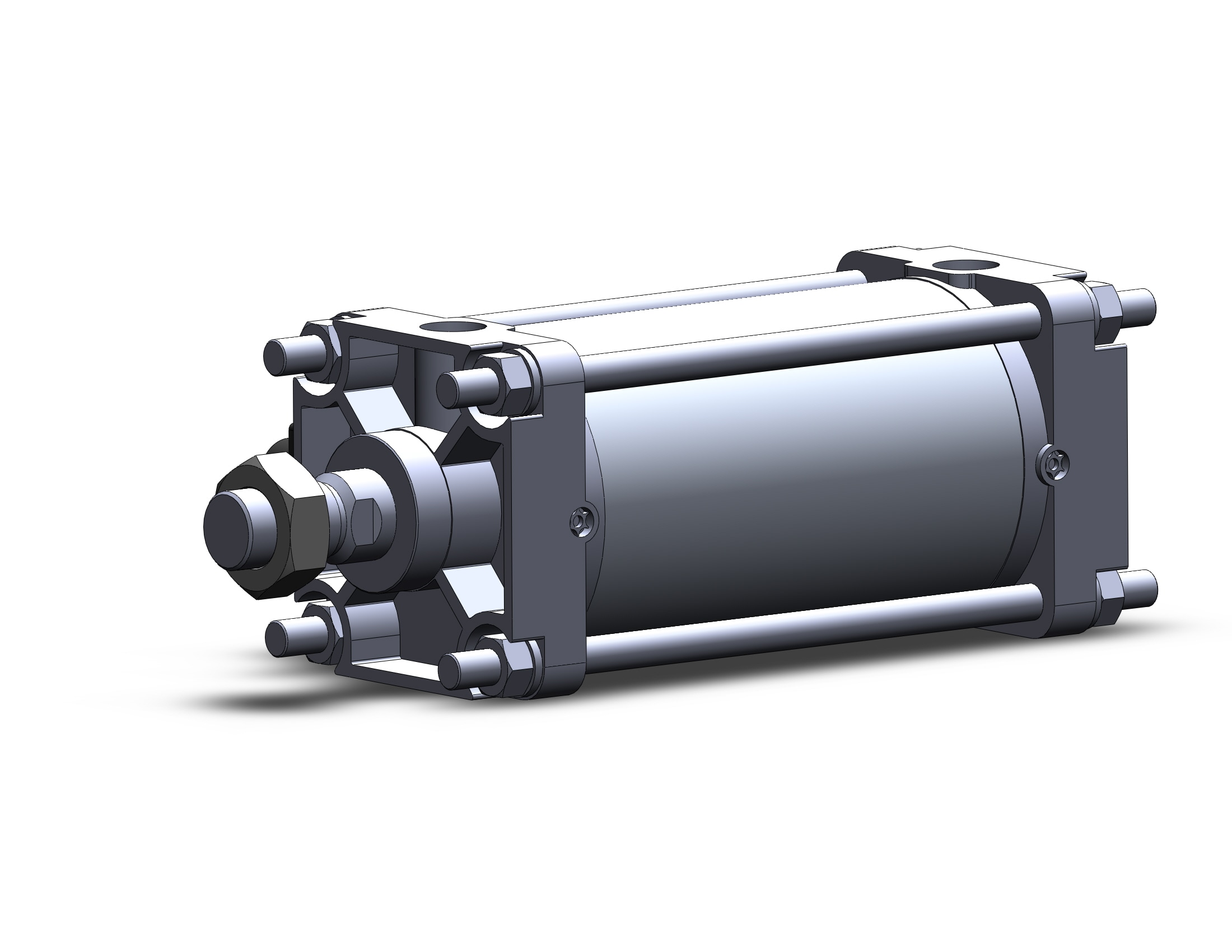 SMC CDBA2B100-125-RL cyl, tie rod, locking, CBA1/CBA2 TIE-ROD CYL END LOCK