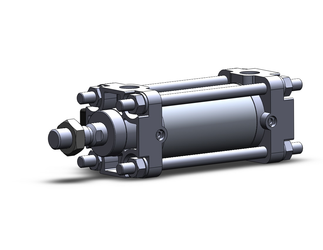 SMC CDBA2B40TN-50-RN cyl, tie rod, locking, CBA1/CBA2 TIE-ROD CYL END LOCK