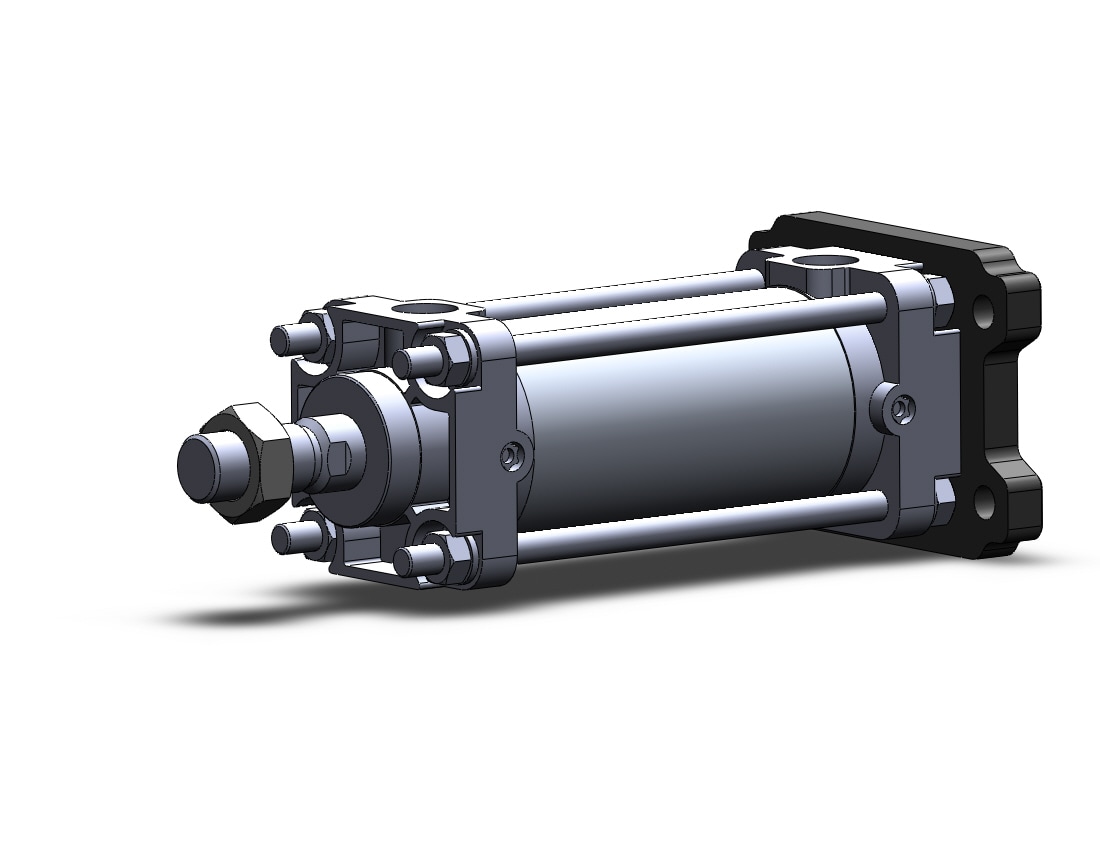 SMC CDBA2G50TF-75-HL cyl, tie rod, locking, CBA1/CBA2 TIE-ROD CYL END LOCK