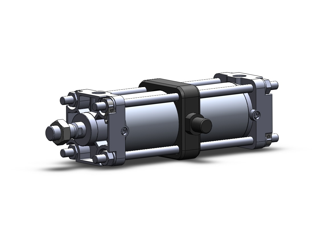 SMC CDBA2T63-150-HL-F5BAL cyl, tie rod, end lock, CBA1/CBA2 TIE-ROD CYL END LOCK