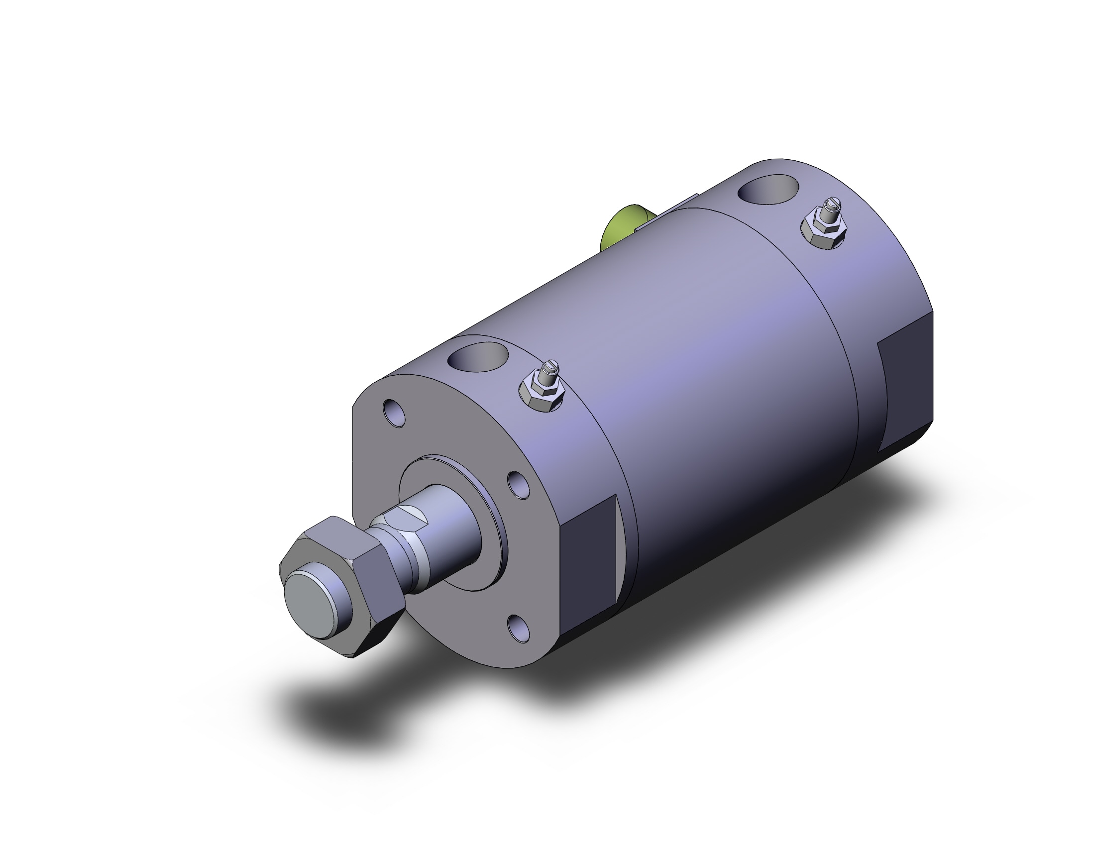 SMC CDBG1BA100-50-HL cylinder, CBG1 END LOCK CYLINDER