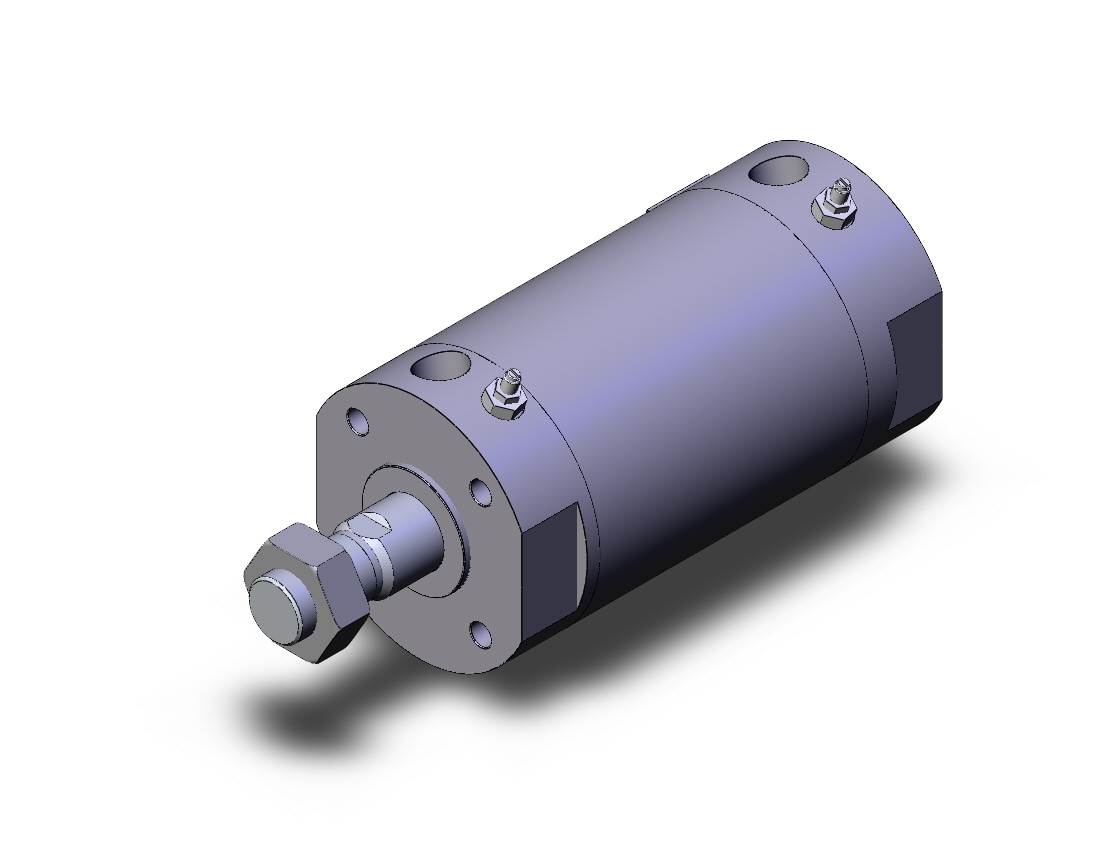 SMC CDBG1BA100-75-HN base cylinder, CBG1 END LOCK CYLINDER