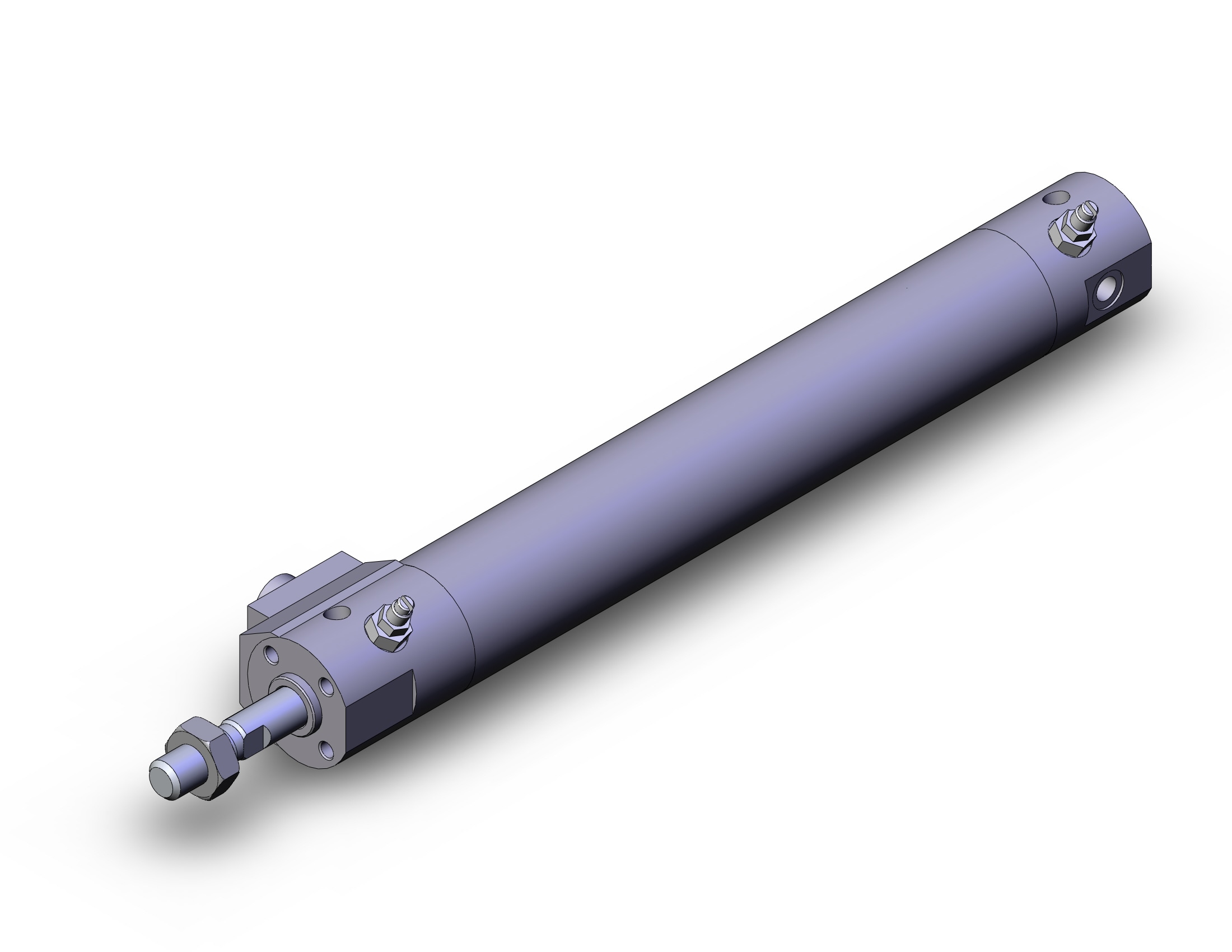 SMC CDBG1BA20-125-RN 20mm cbg1 dbl-act auto-sw, CBG1 END LOCK CYLINDER