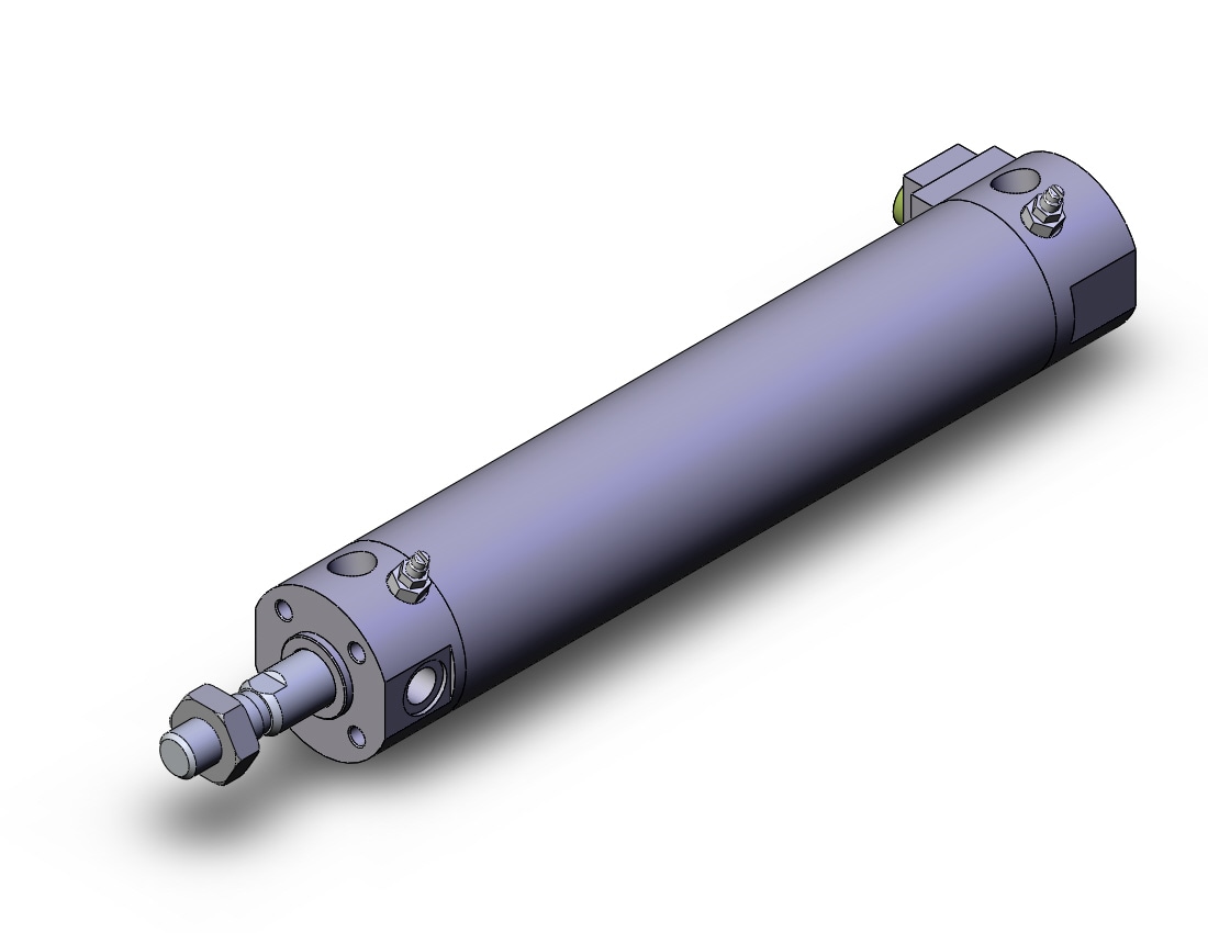 SMC CDBG1BA32-125-HN cyl, end lock, auto-sw, CBG1 END LOCK CYLINDER