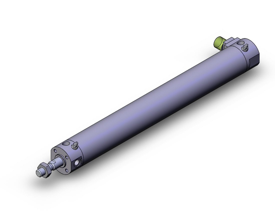 SMC CDBG1BA32-250-HL cyl, end lock, auto-sw, CBG1 END LOCK CYLINDER