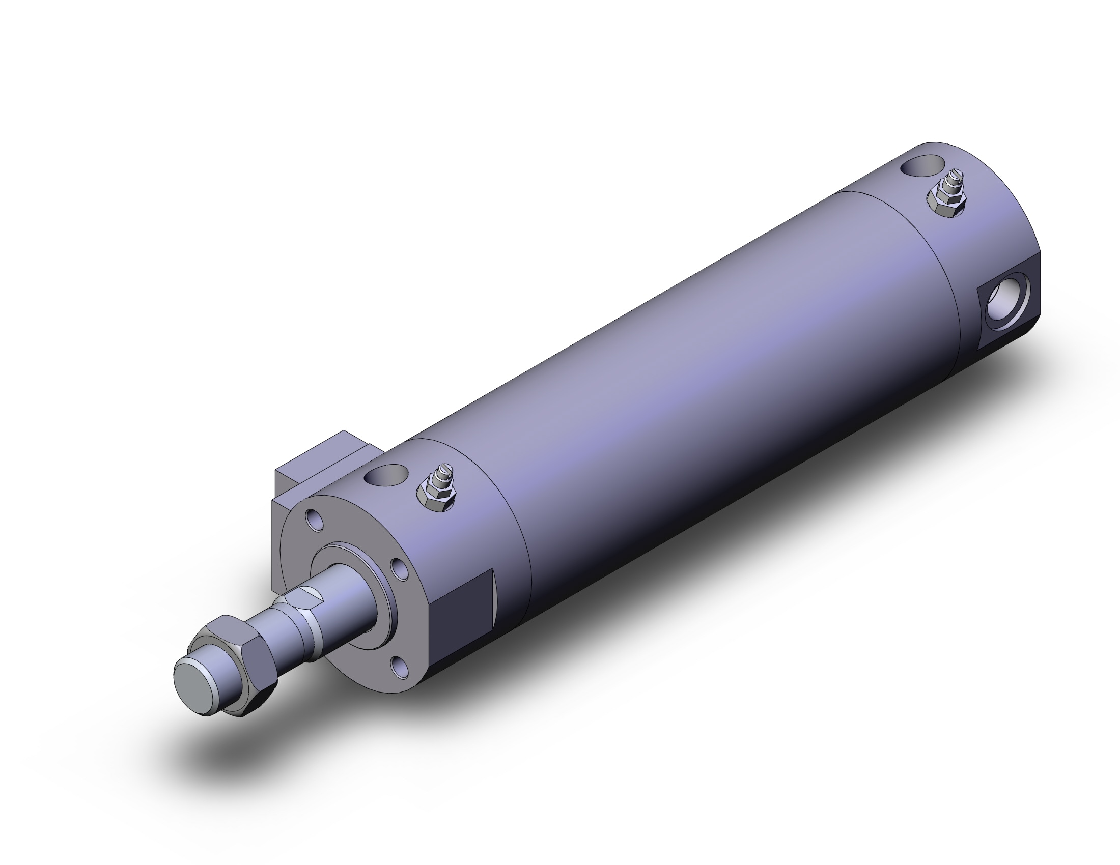 SMC CDBG1BA40-100-RN cyl, end lock, auto-sw, CBG1 END LOCK CYLINDER