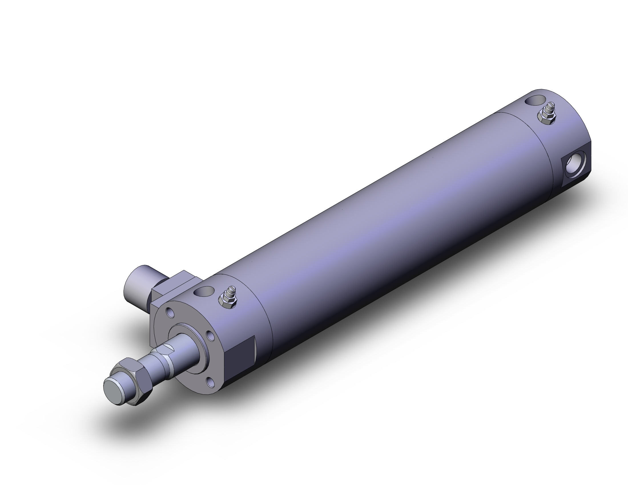 SMC CDBG1BA40-150-RL cbg1, end lock cylinder, ROUND BODY CYLINDER