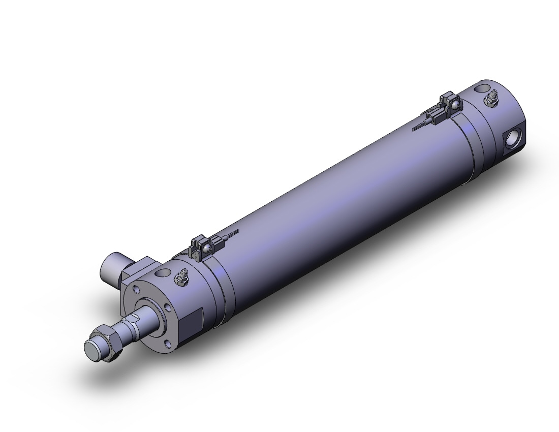 SMC CDBG1BA40-200-RL-M9PL-C cbg1, end lock cylinder, ROUND BODY CYLINDER