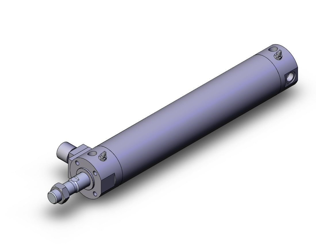 SMC CDBG1BA40-200-RL cbg1, end lock cylinder, ROUND BODY CYLINDER