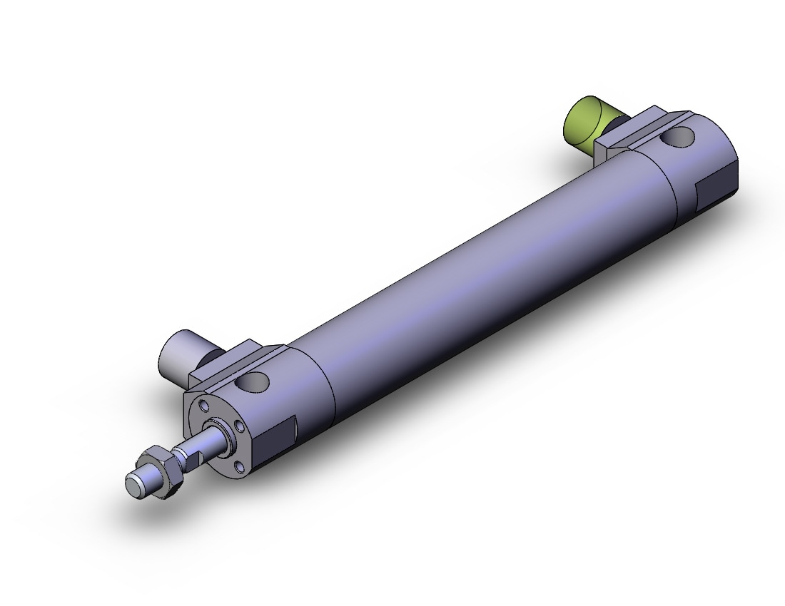 SMC CDBG1BN20-100-WL cbg1, end lock cylinder, ROUND BODY CYLINDER