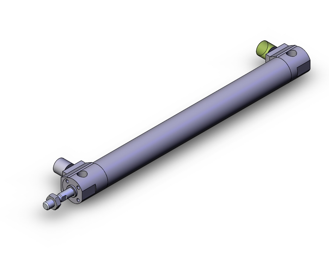 SMC CDBG1BN20-200-WL base cylinder, CBG1 END LOCK CYLINDER