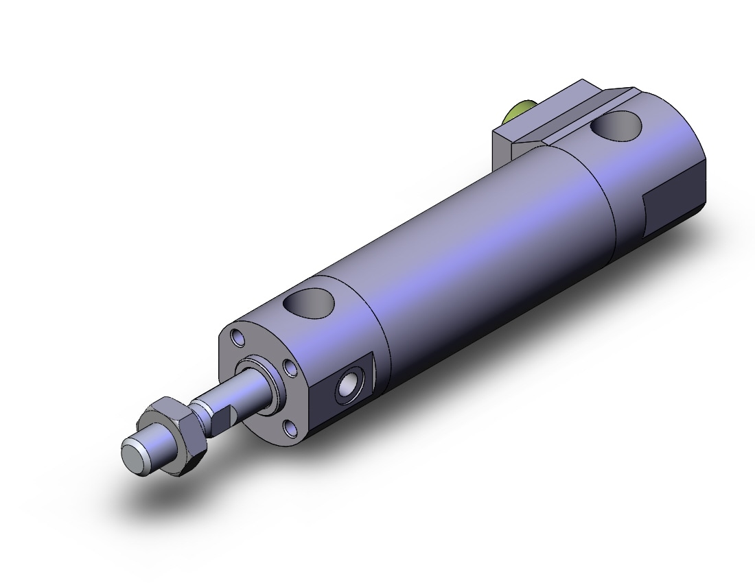 SMC CDBG1BN20-25-HN cyl, end lock, auto-sw, CBG1 END LOCK CYLINDER***