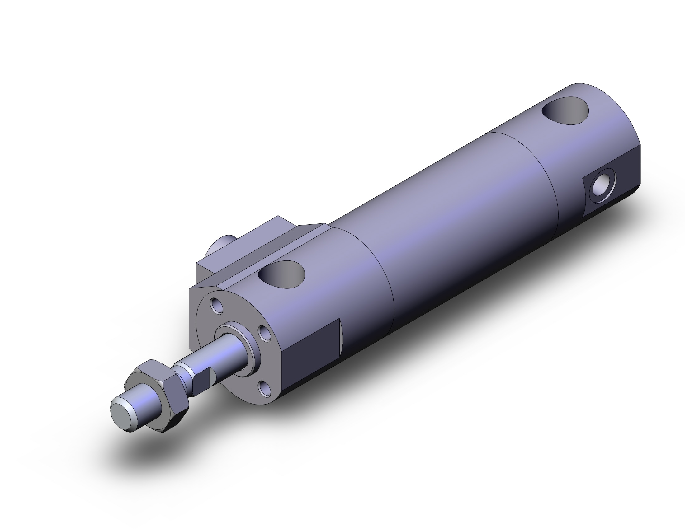 SMC CDBG1BN20-25-RN-C73S cyl, end lock, auto-sw, CBG1 END LOCK CYLINDER