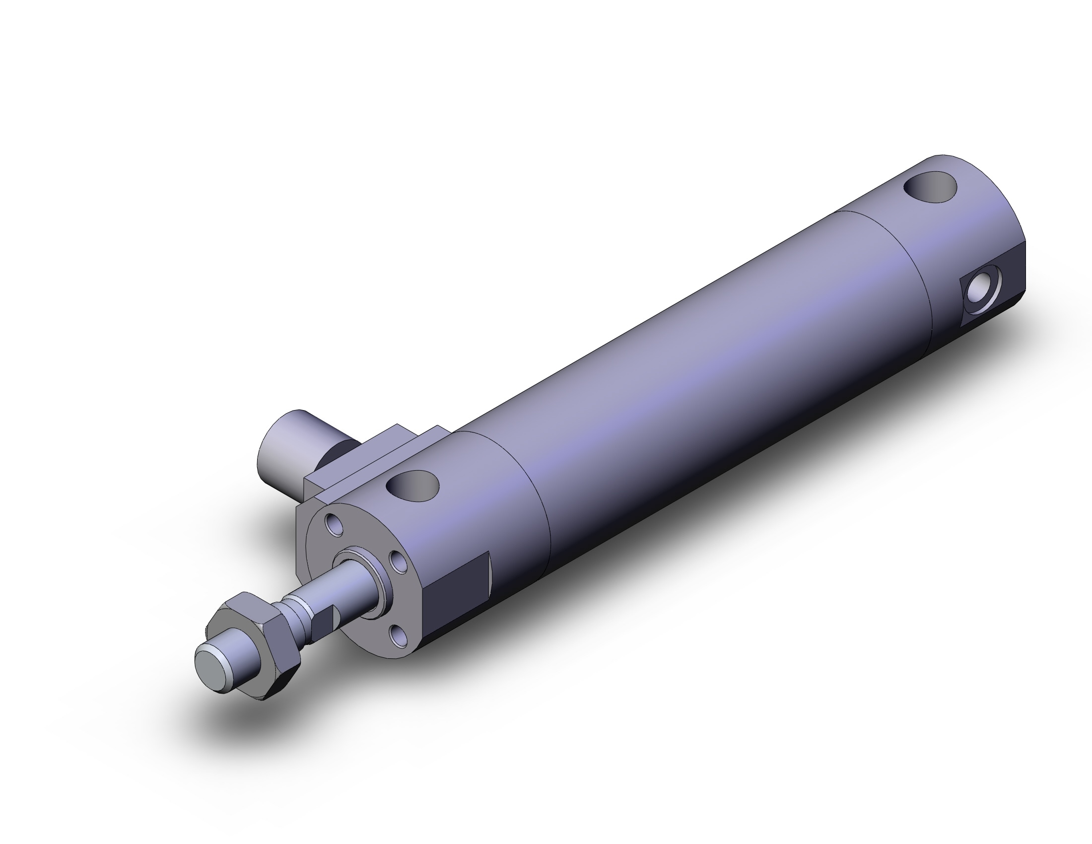 SMC CDBG1BN25-75-RL cyl, end lock, auto-sw, CBG1 END LOCK CYLINDER***