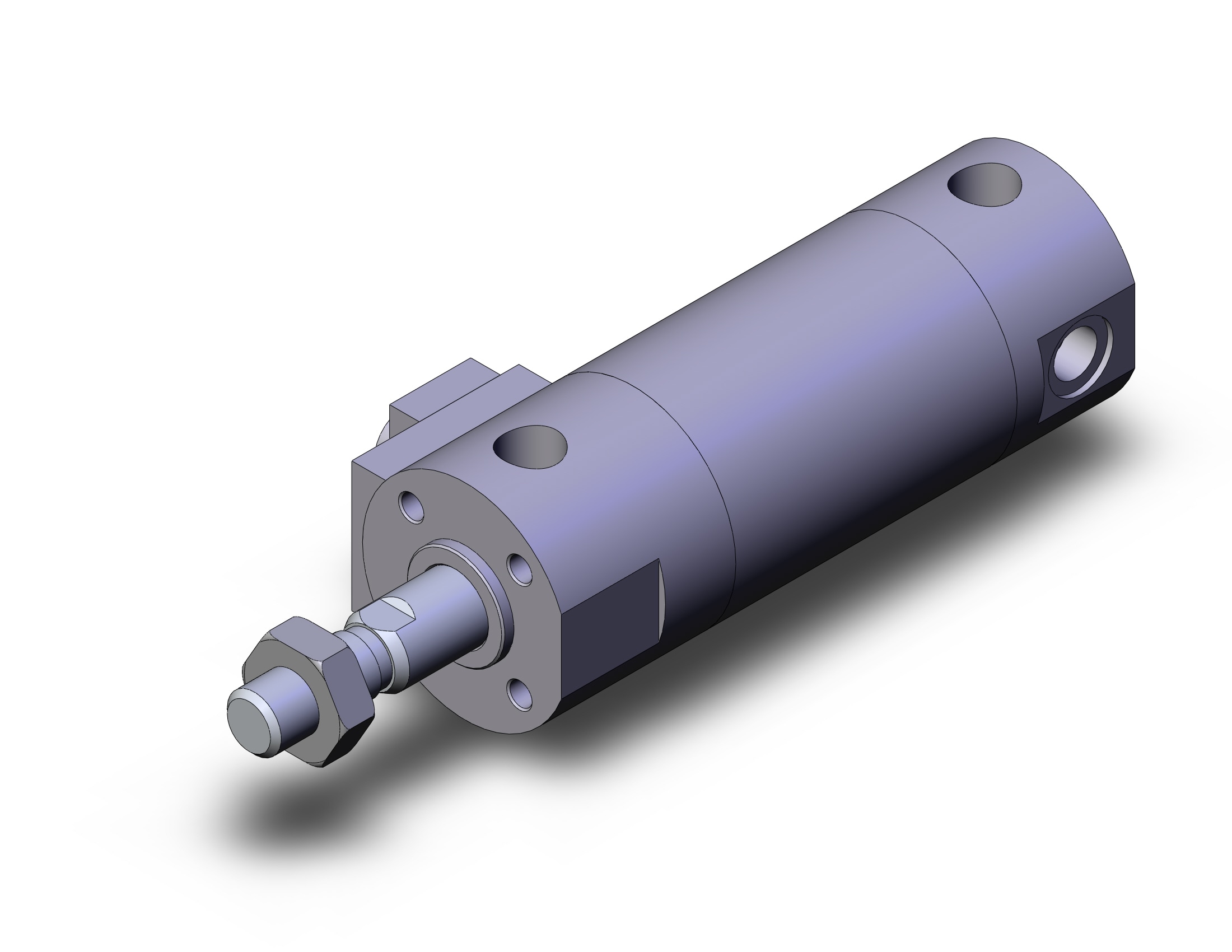 SMC CDBG1BN32-25-RN cyl, end lock, auto-sw, CBG1 END LOCK CYLINDER