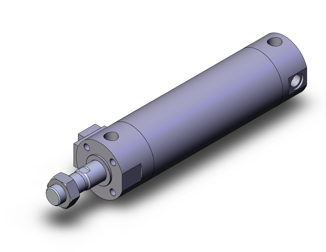 SMC CDBG1BN50-125-RN base cylinder, CBG1 END LOCK CYLINDER