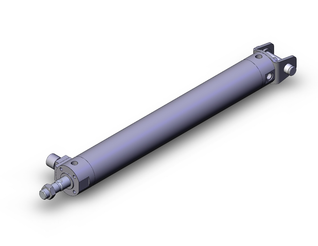 SMC CDBG1DN40-300-RL cylinder, CBG1 END LOCK CYLINDER