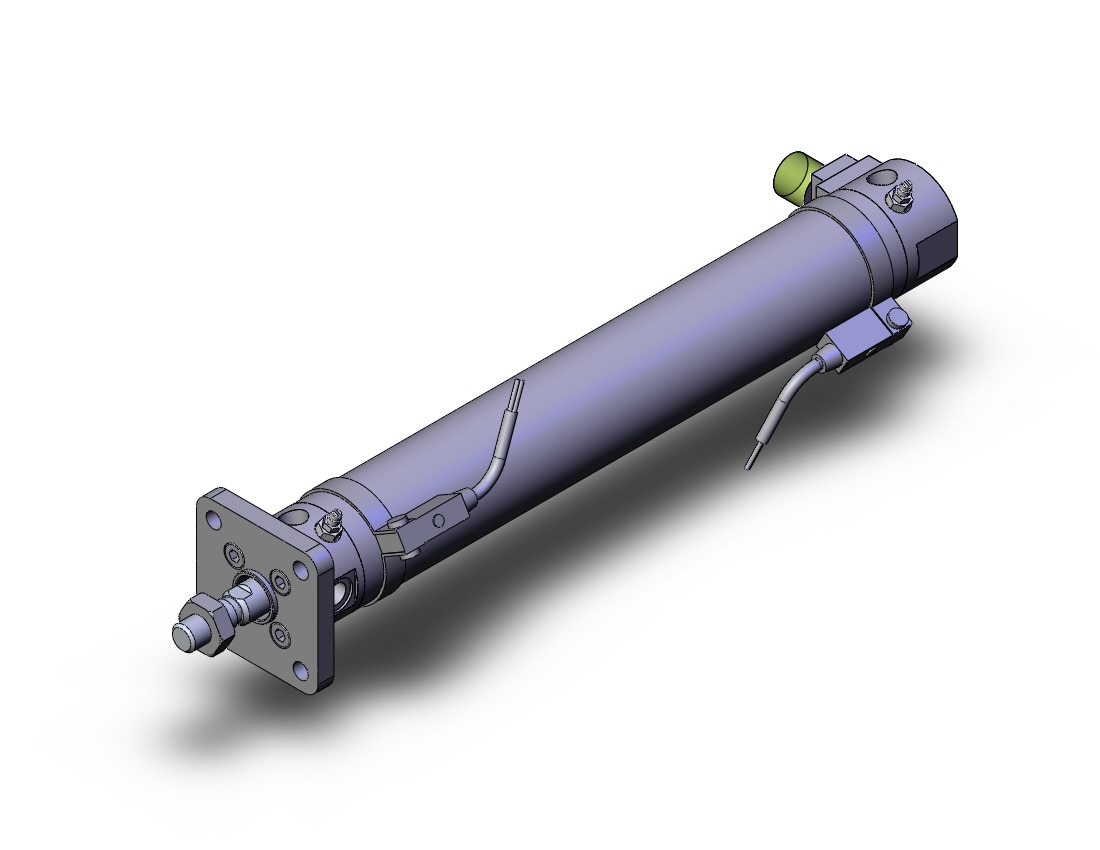 SMC CDBG1FA32-200-HL-H7BL3 cbg1, end lock cylinder, ROUND BODY CYLINDER