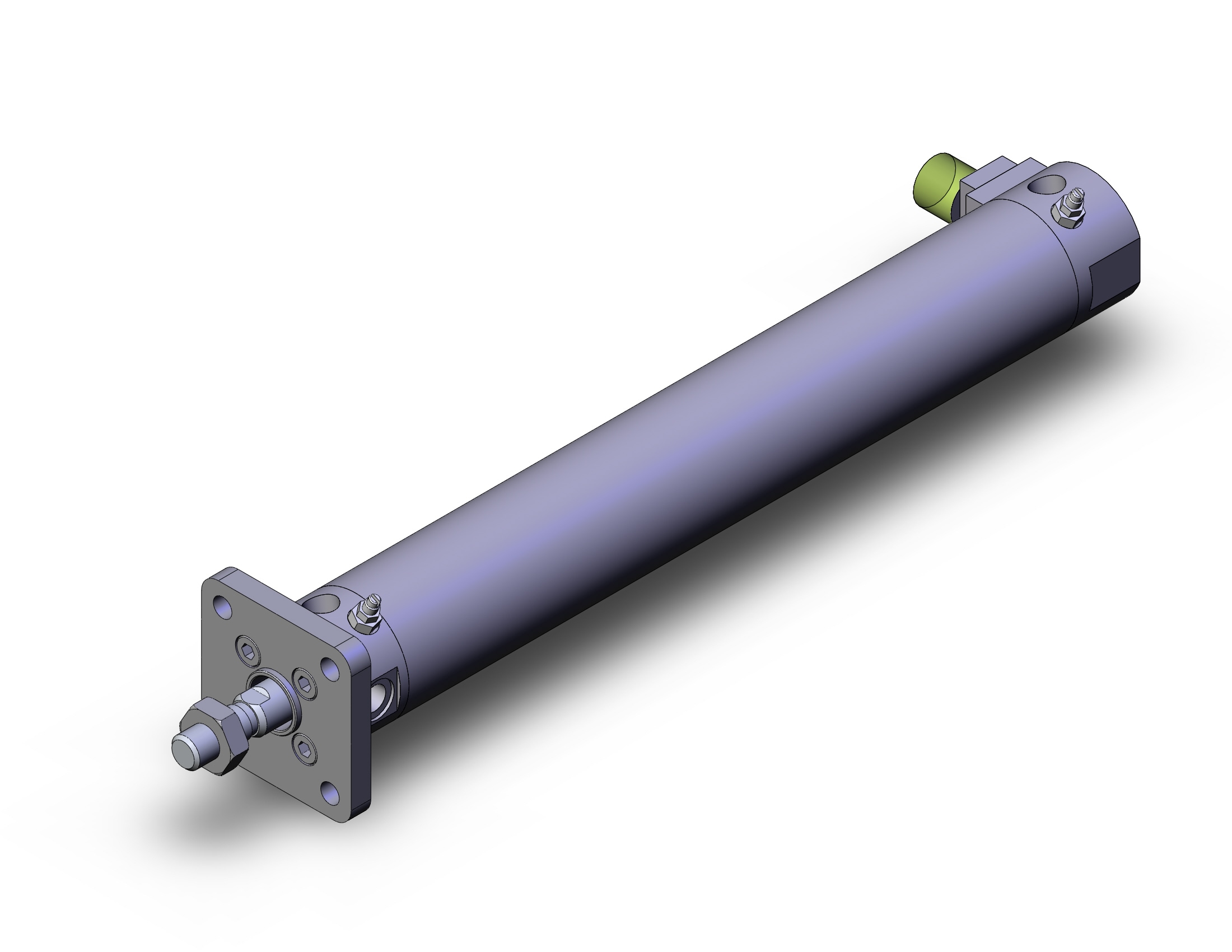 SMC CDBG1FA32-200-HL cbg1, end lock cylinder, ROUND BODY CYLINDER