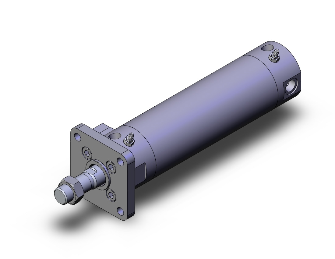 SMC CDBG1FA40-100-RN cyl, end lock, auto-sw, CBG1 END LOCK CYLINDER