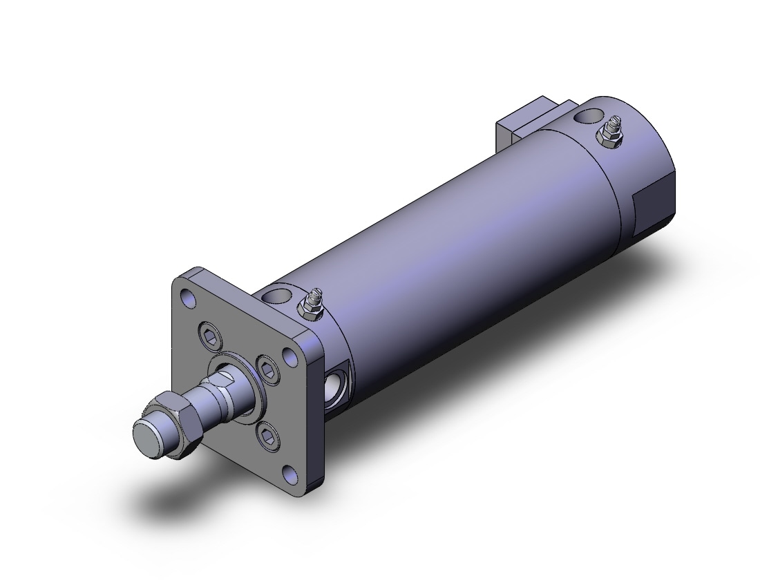 SMC CDBG1FA40-75-HN cylinder, CBG1 END LOCK CYLINDER