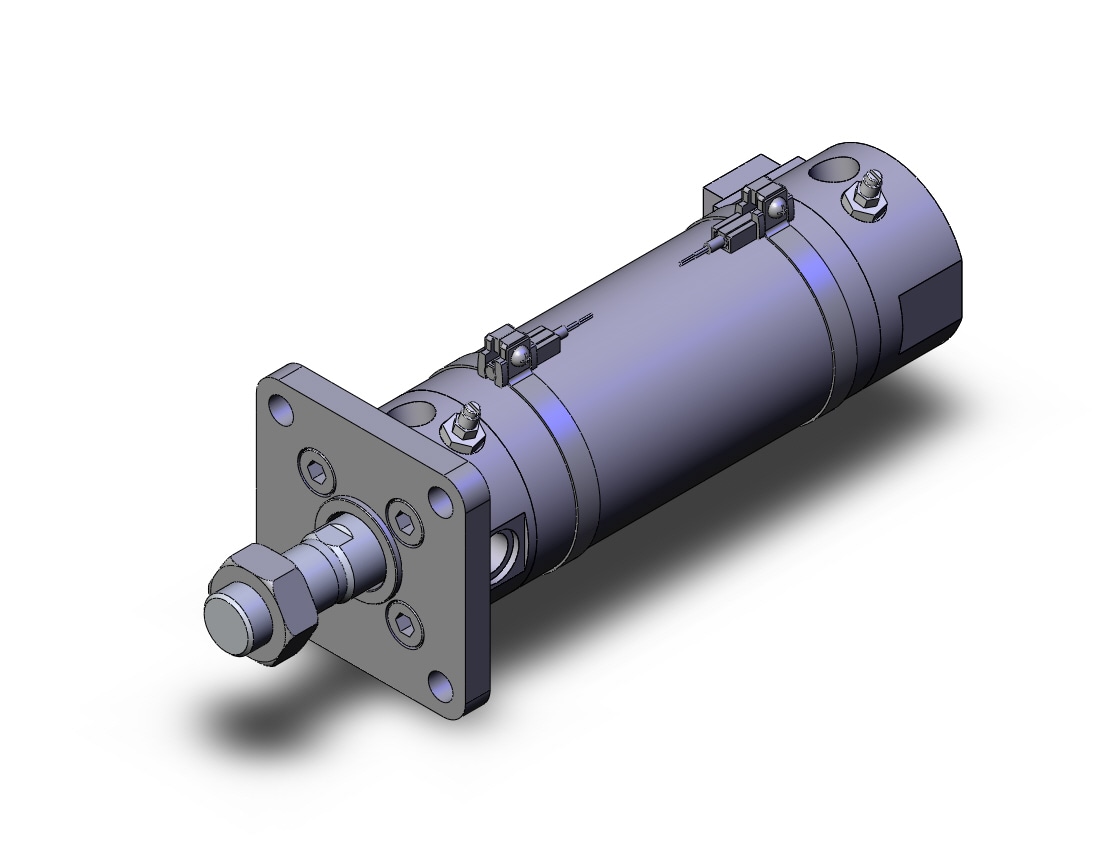 SMC CDBG1FA50-75-HN-M9BL3-C cbg1, end lock cylinder, ROUND BODY CYLINDER