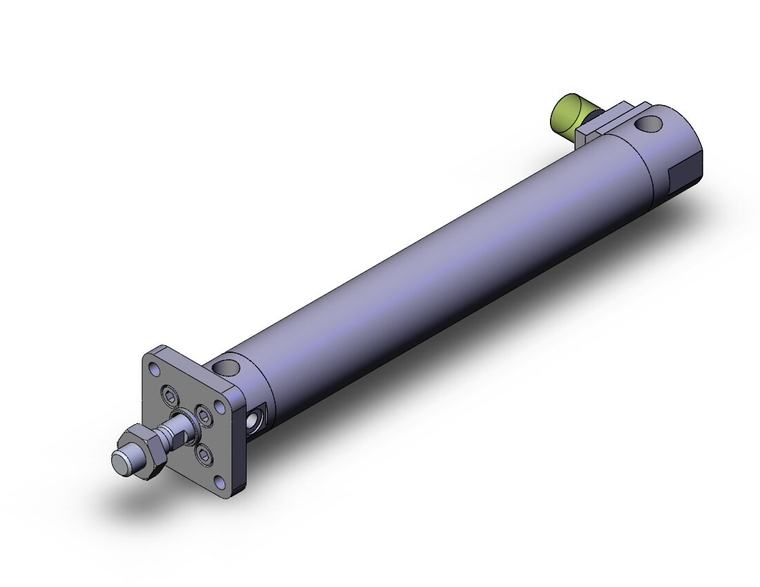 SMC CDBG1FN25-150-HL cylinder, CBG1 END LOCK CYLINDER