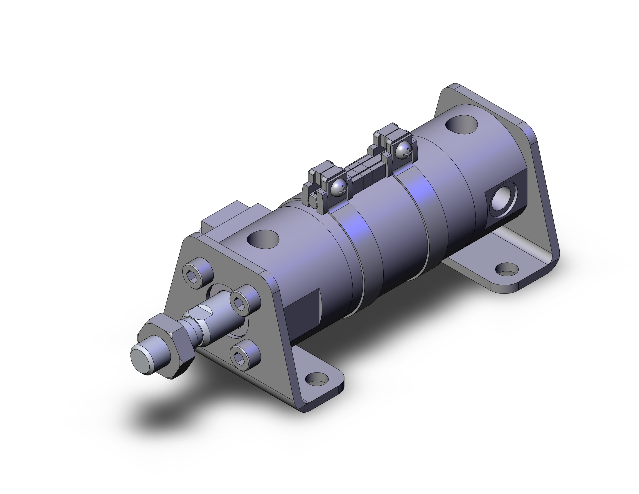 SMC CDBG1LN32-25-RN-M9BWL-C cbg1, end lock cylinder, ROUND BODY CYLINDER