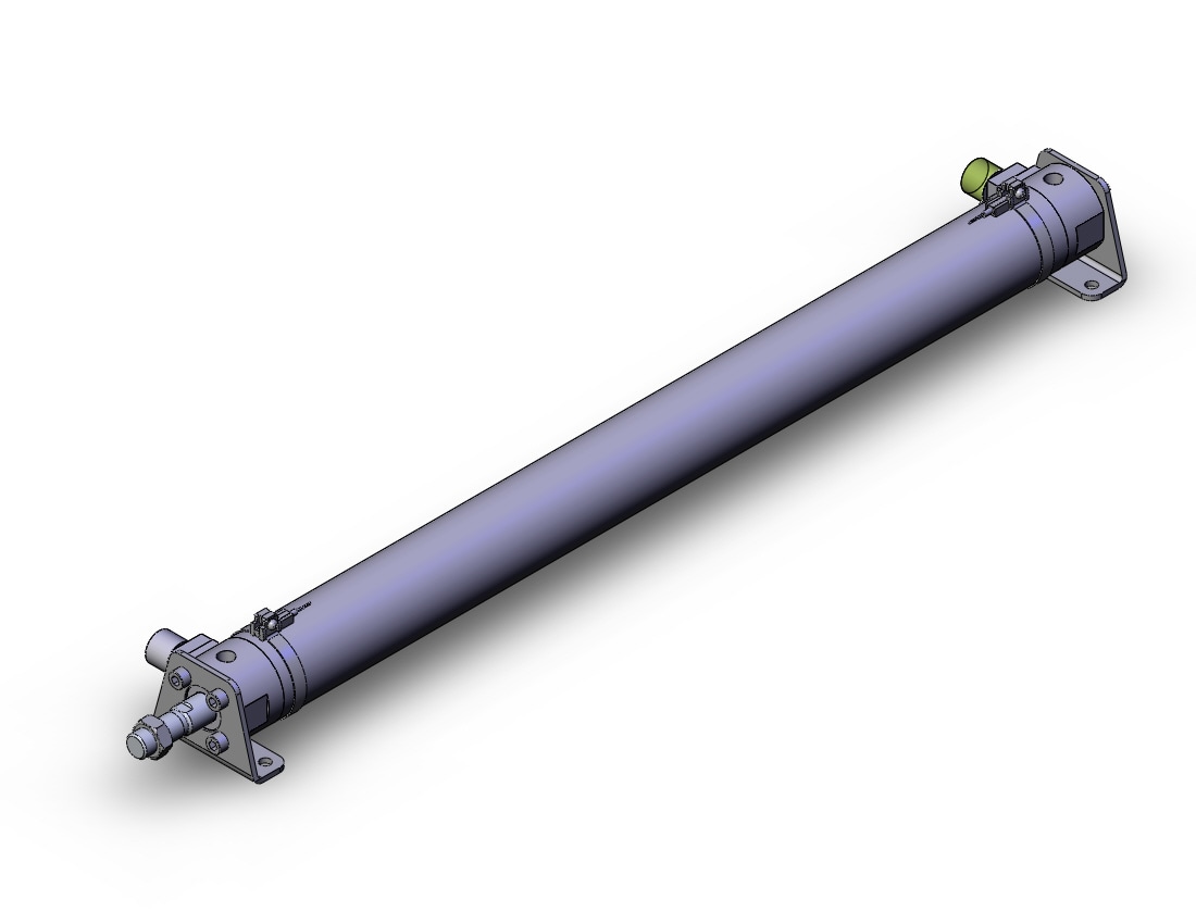 SMC CDBG1LN40-500-WL-M9BWM-C cbg1, end lock cylinder, ROUND BODY CYLINDER