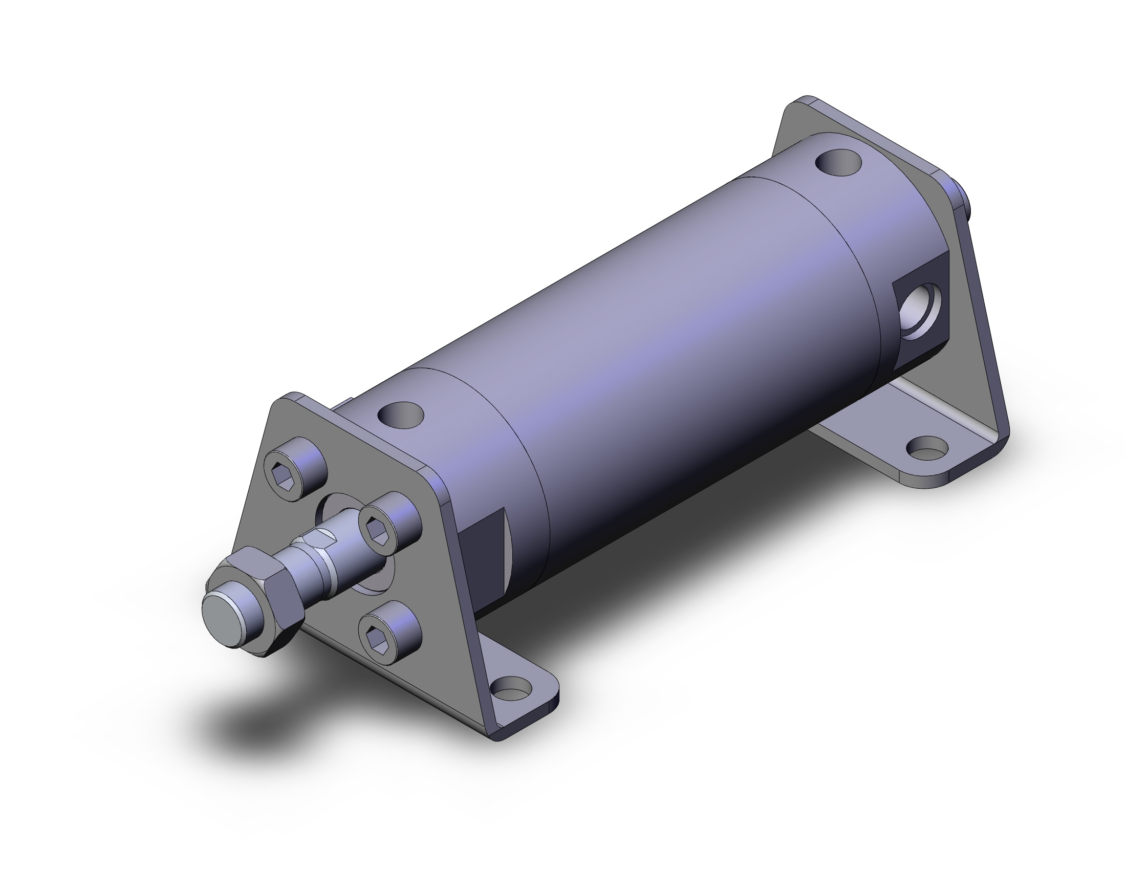 SMC CDBG1LN63-100-RN 63mm cbg1 dbl-act auto-sw, CBG1 END LOCK CYLINDER