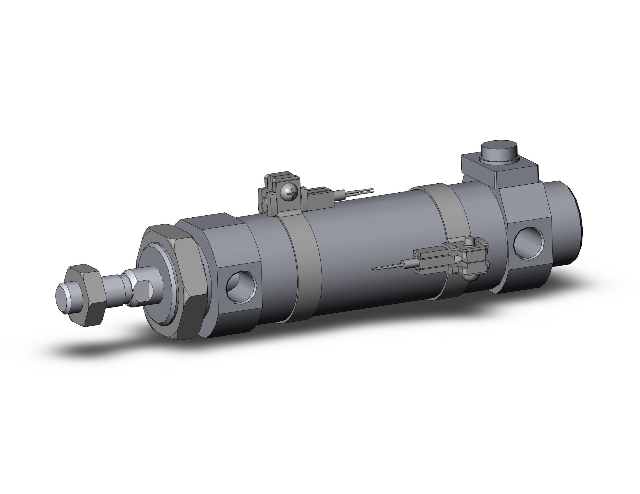 SMC CDBM2B32-50-HN-M9BWL-C cylinder, air, ROUND BODY CYLINDER