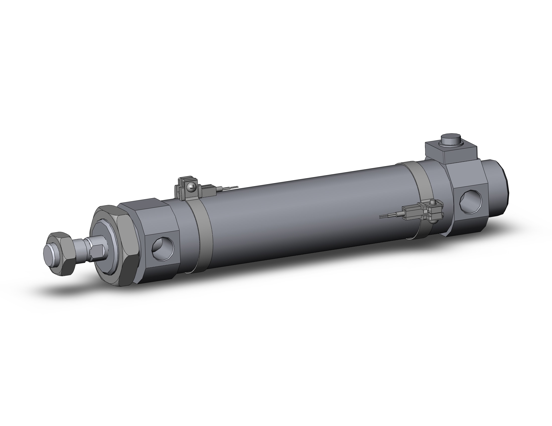 SMC CDBM2B40-125-HN-A93L-C cylinder, air, ROUND BODY CYLINDER