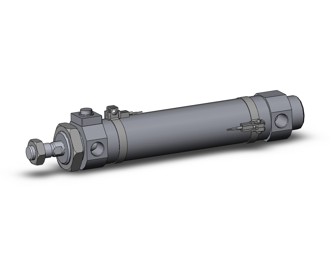 SMC CDBM2B40-125-RN-A93L-C cylinder, air, ROUND BODY CYLINDER