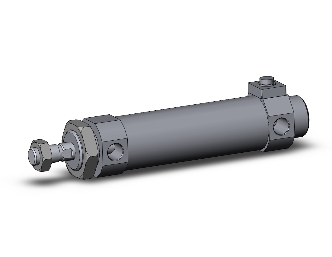 SMC CDBM2B40-75-HN cyl, round body, end lock,a-sw, CM2/CM3 ROUND BODY CYLINDER