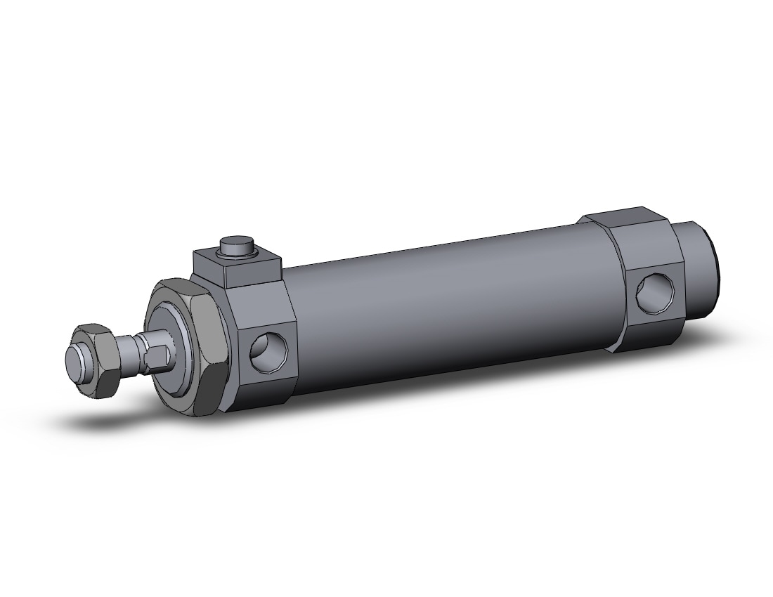 SMC CDBM2B40-75-RN cyl, round body, end lock,a-sw, CM2/CM3 ROUND BODY CYLINDER