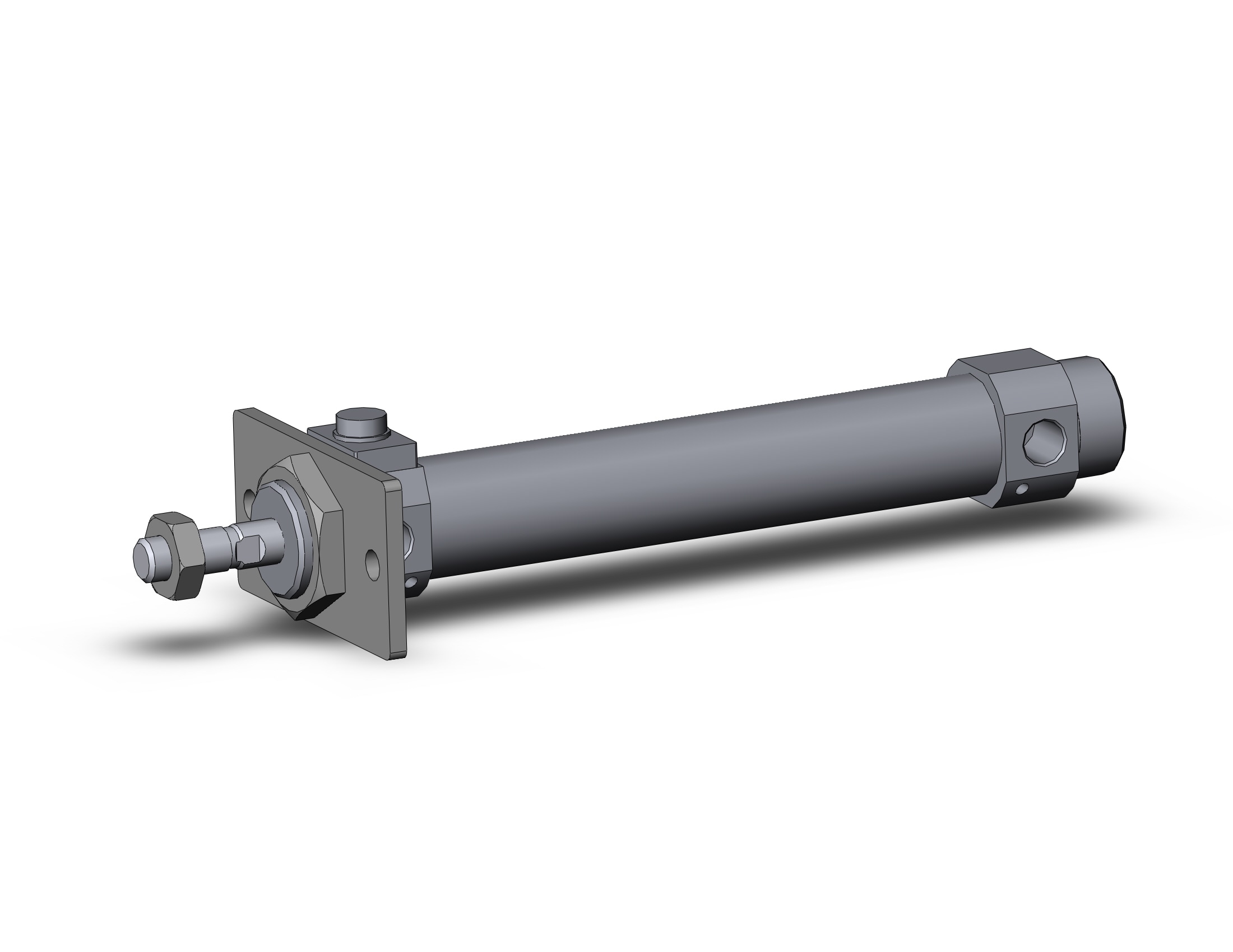 SMC CDBM2F25-100A-RN cylinder, air, ROUND BODY CYLINDER