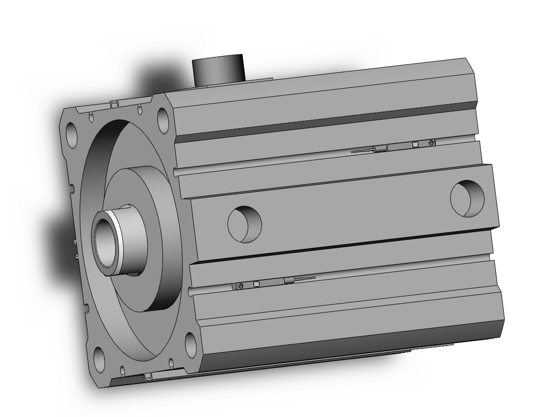 SMC CDBQ2A100-25DC-RN-M9NW cyl, compact, locking, sw capable, COMPACT CYLINDER