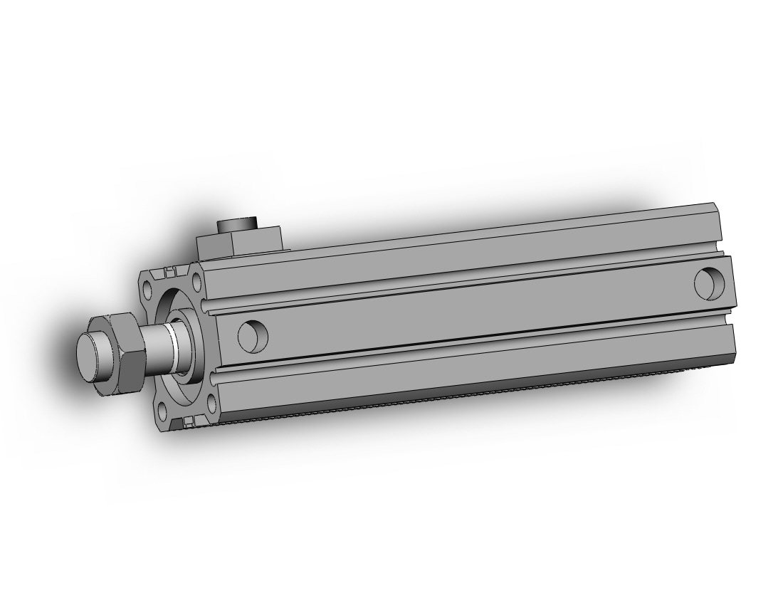 SMC CDBQ2A32-100DCM-RN cyl, compact, locking, auto-sw, CBQ2 CYLINDER COMPACT LOCKING