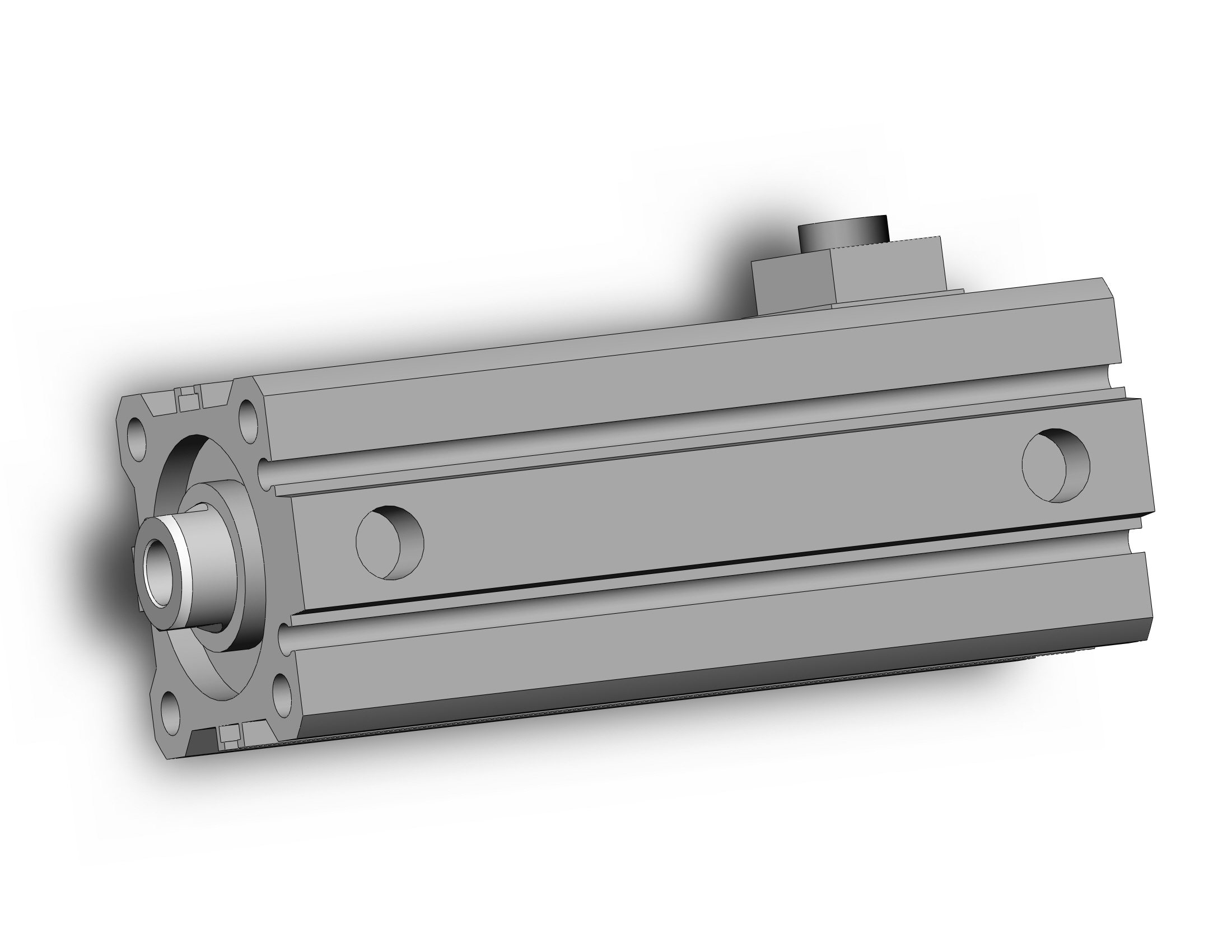 SMC CDBQ2A32-50DC-HN cyl, compact, locking, auto-sw, CBQ2 CYLINDER COMPACT LOCKING