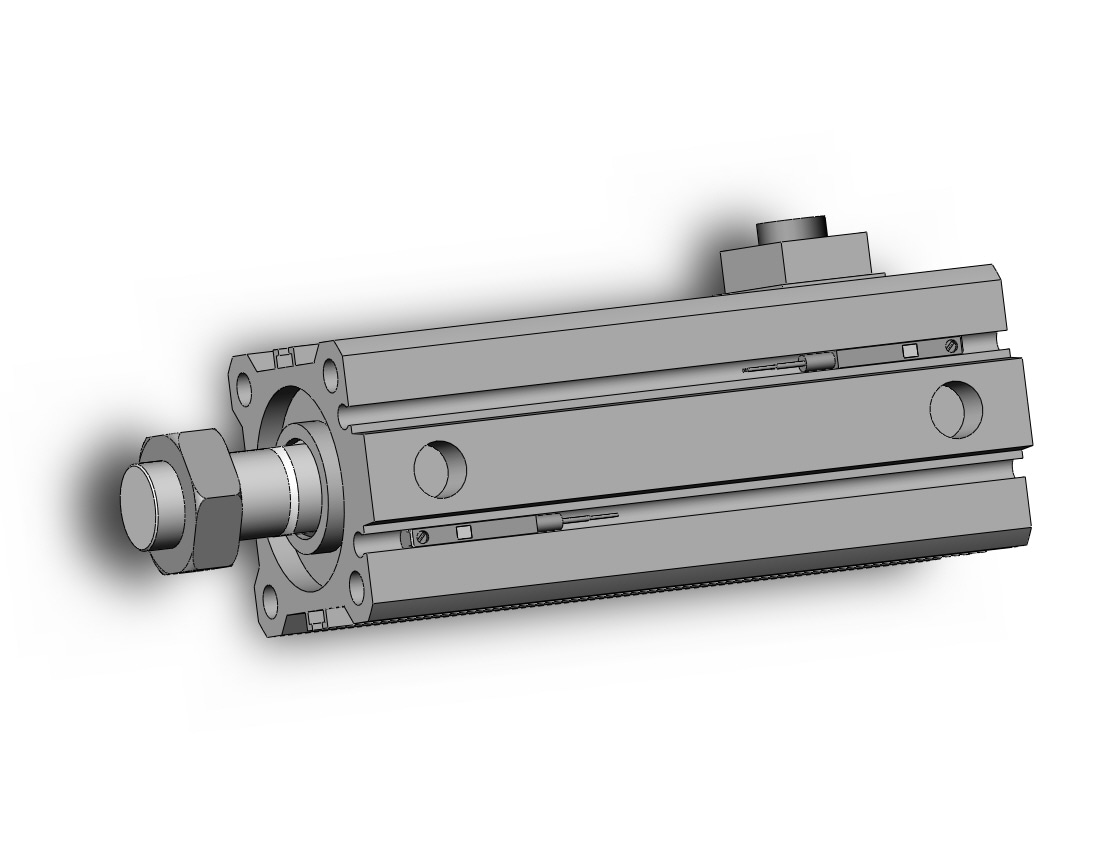 SMC CDBQ2A32-50DCM-HN-M9NWL cyl, compact, locking, auto-sw, CBQ2 CYLINDER COMPACT LOCKING