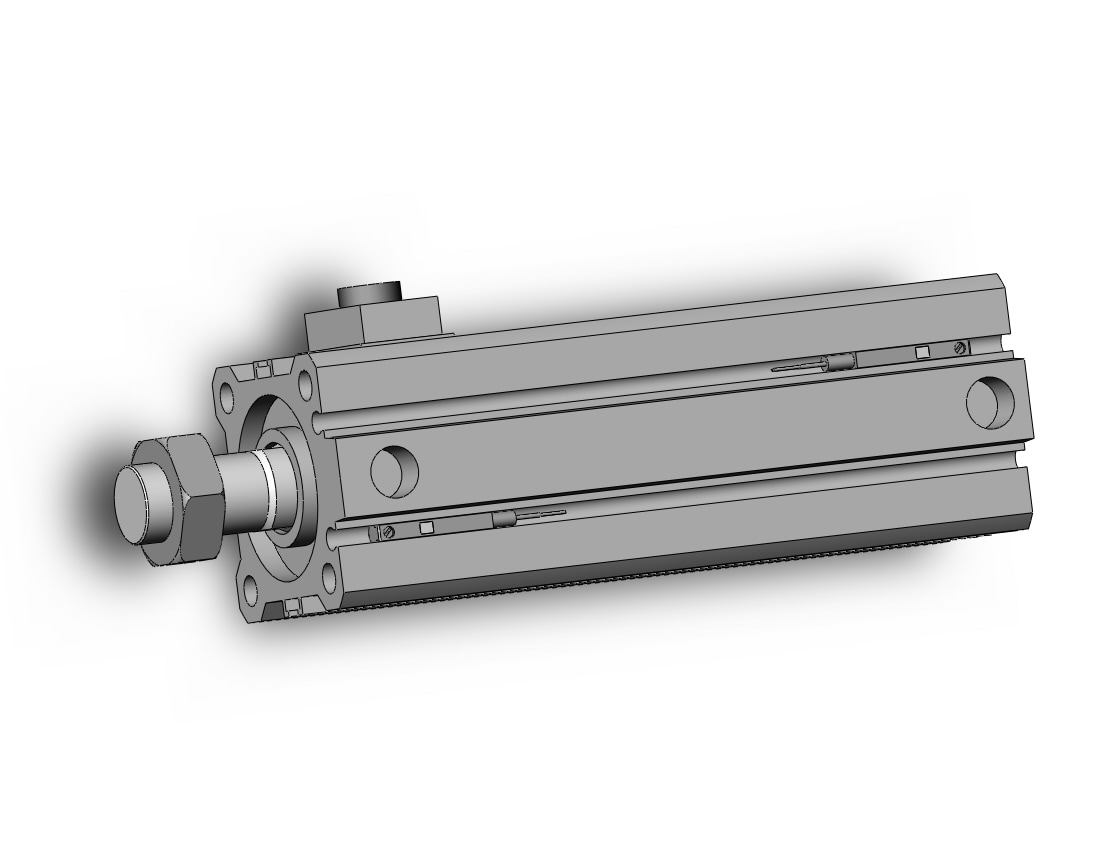 SMC CDBQ2A32-75DCM-RN-M9BL cyl, compact, locking, sw cap, CBQ2 CYLINDER COMPACT LOCKING