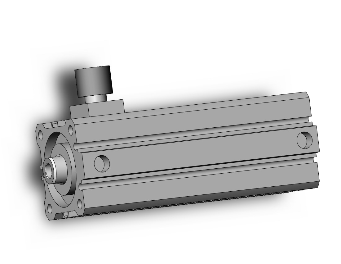 SMC CDBQ2A40-75DC-RL cyl, compact, locking, sw cap, CBQ2 CYLINDER COMPACT LOCKING